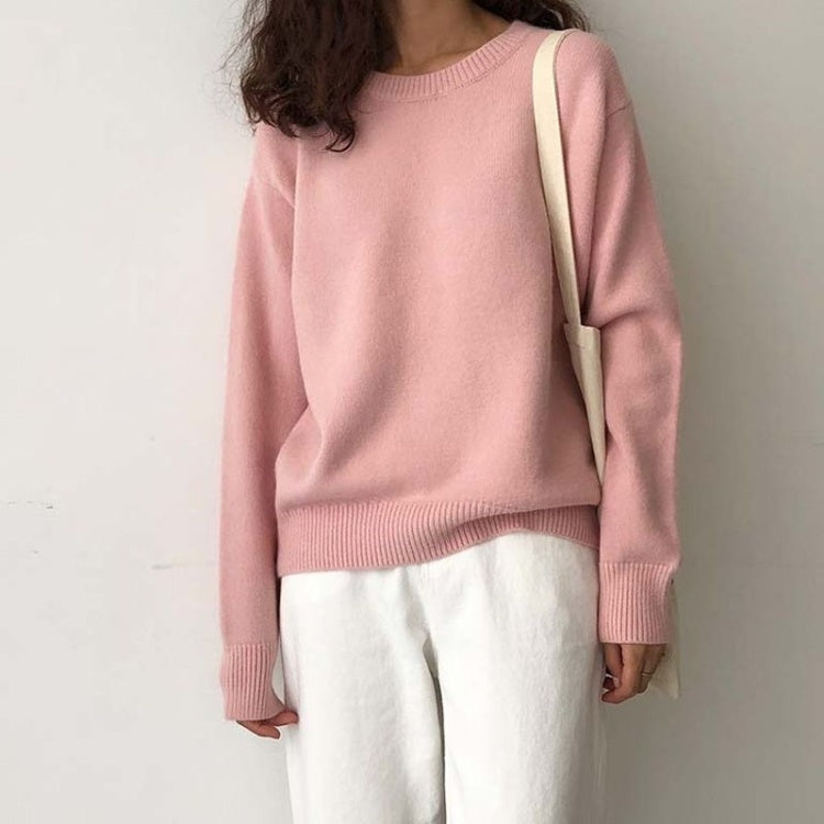 Long Elastic Sweaters Sweater women Mens Knit Basic Loose