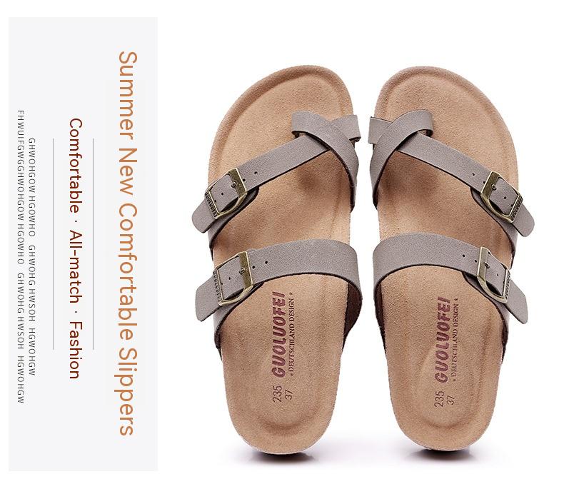 Cork Slippers Women's Summer Outdoor Fashion