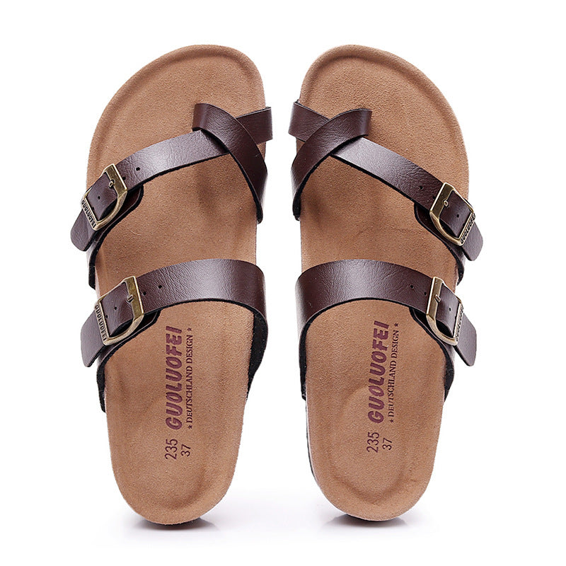 Cork Slippers Women's Summer Outdoor Fashion