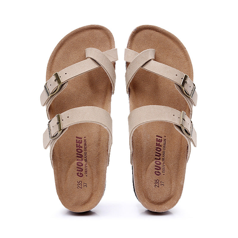 Cork Slippers Women's Summer Outdoor Fashion