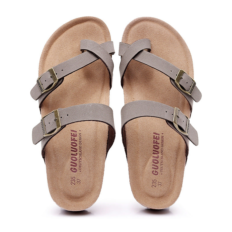 Cork Slippers Women's Summer Outdoor Fashion